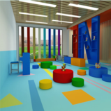 兒童游樂場專用地膠